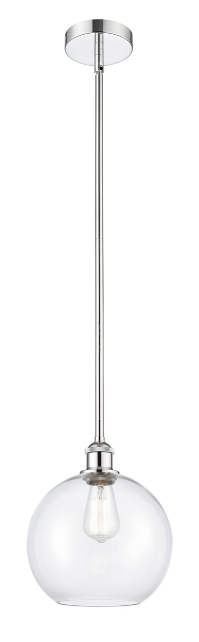 INNOVATIONS 616-1S-PC-G122-10 Athens 1 Light 10 inch Mini Pendant Polished Chrome