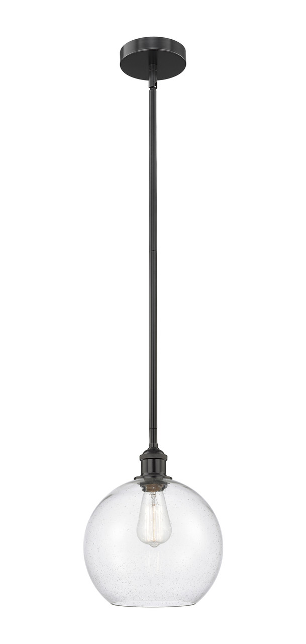 INNOVATIONS 616-1S-BK-G124-10 Athens 1 Light 10 inch Mini Pendant Matte Black