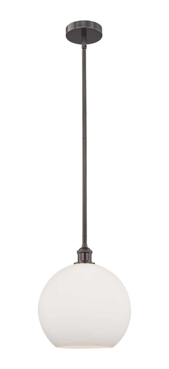 INNOVATIONS 616-1S-OB-G121-12 Athens 1 Light 11.75 inch Mini Pendant Oil Rubbed Bronze