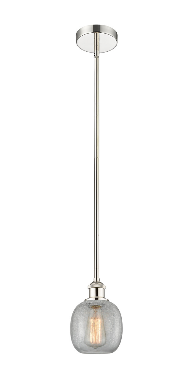 INNOVATIONS 616-1S-PN-G105 Belfast 1 Light 6 inch Mini Pendant Polished Nickel
