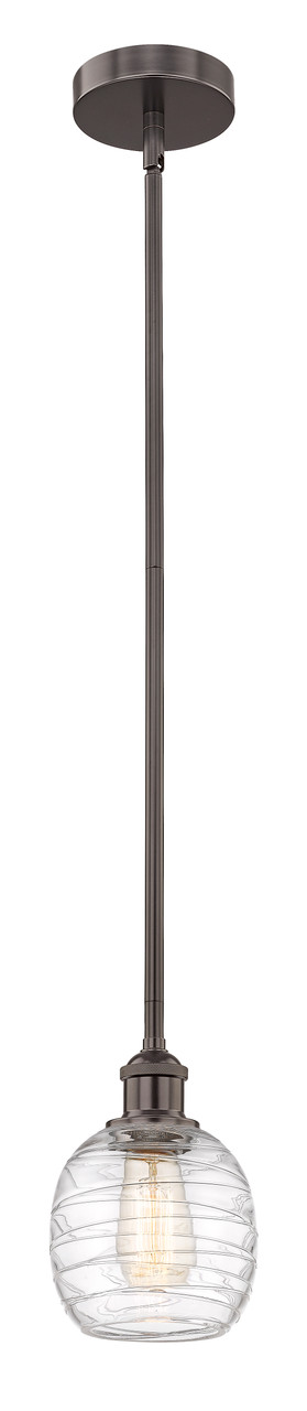 INNOVATIONS 616-1S-OB-G1013 Belfast 1 Light 6 inch Mini Pendant Oil Rubbed Bronze