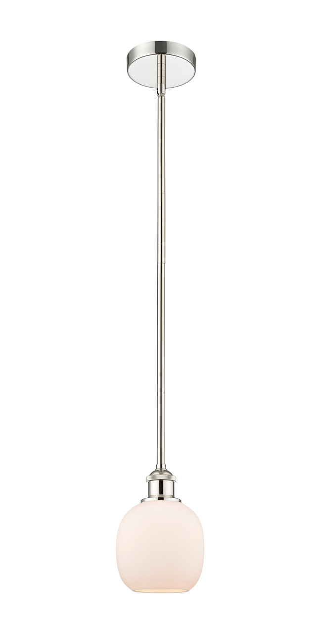 INNOVATIONS 616-1S-PN-G101 Belfast 1 Light 6 inch Mini Pendant Polished Nickel
