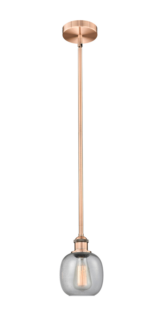 INNOVATIONS 616-1S-AC-G104 Belfast 1 Light 6 inch Mini Pendant Antique Copper