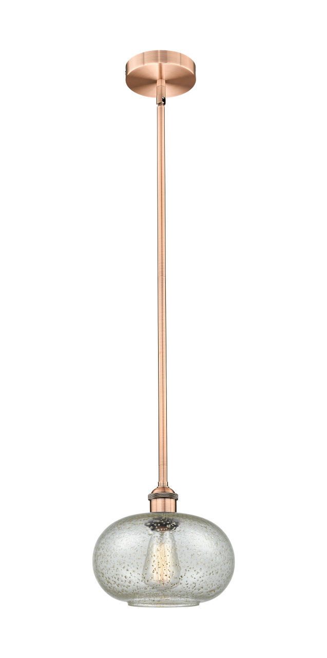 INNOVATIONS 616-1S-AC-G249 Gorham 1 Light 9.5 inch Mini Pendant Antique Copper