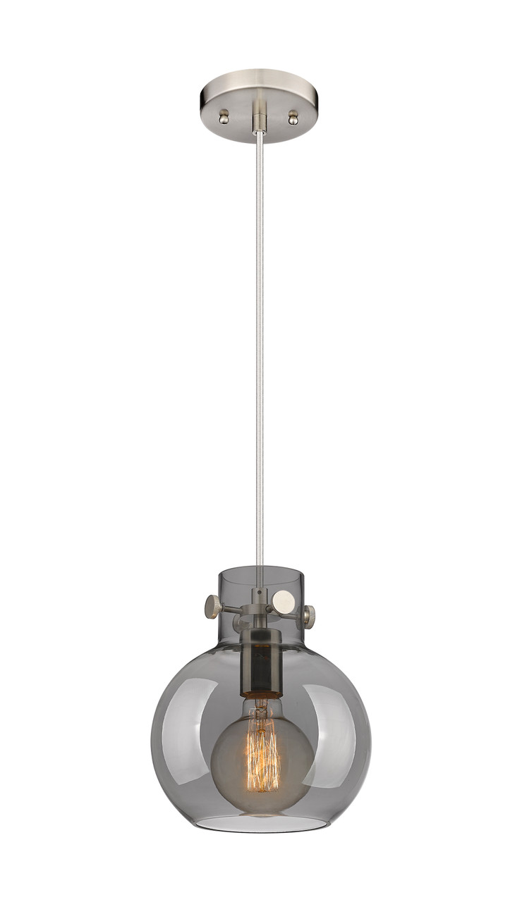 INNOVATIONS 410-1PS-SN-G410-8SM Newton Sphere 1 8 inch Mini Pendant Brushed Satin Nickel