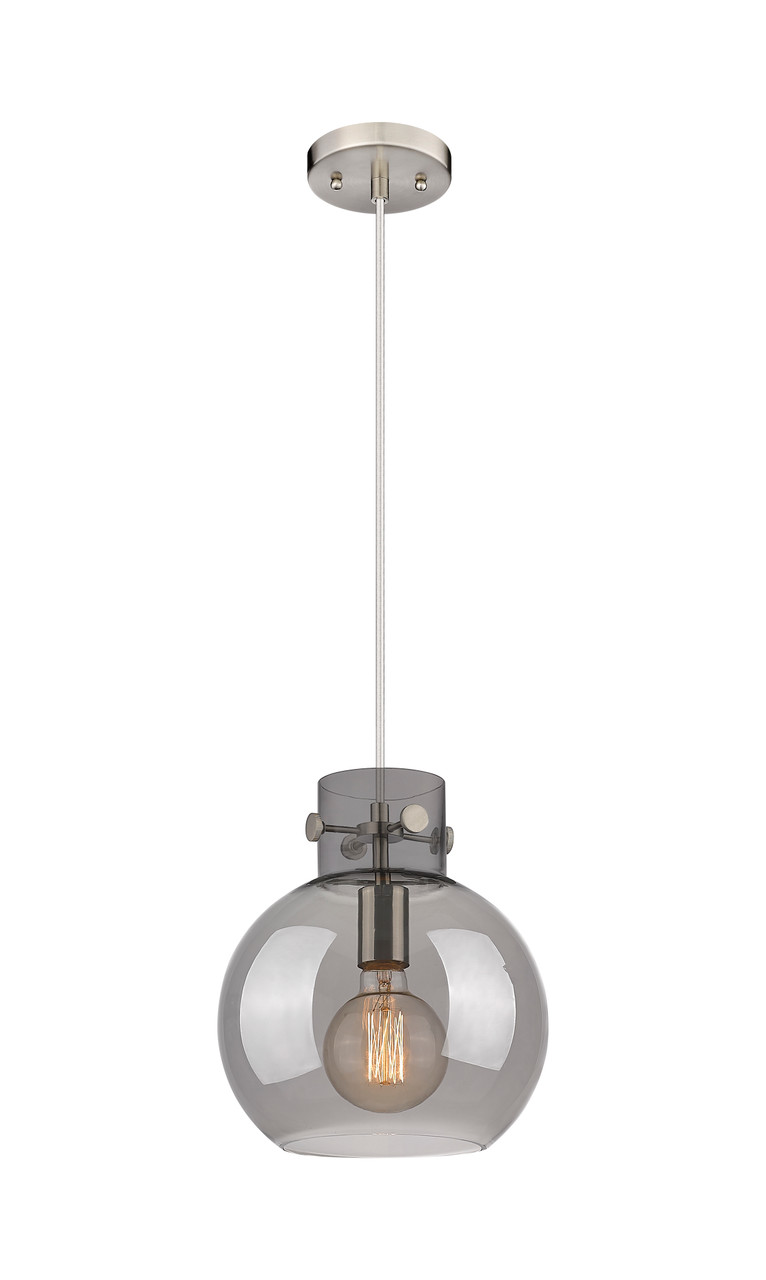 INNOVATIONS 410-1PM-SN-G410-10SM Newton Sphere 1 10 inch Mini Pendant Brushed Satin Nickel