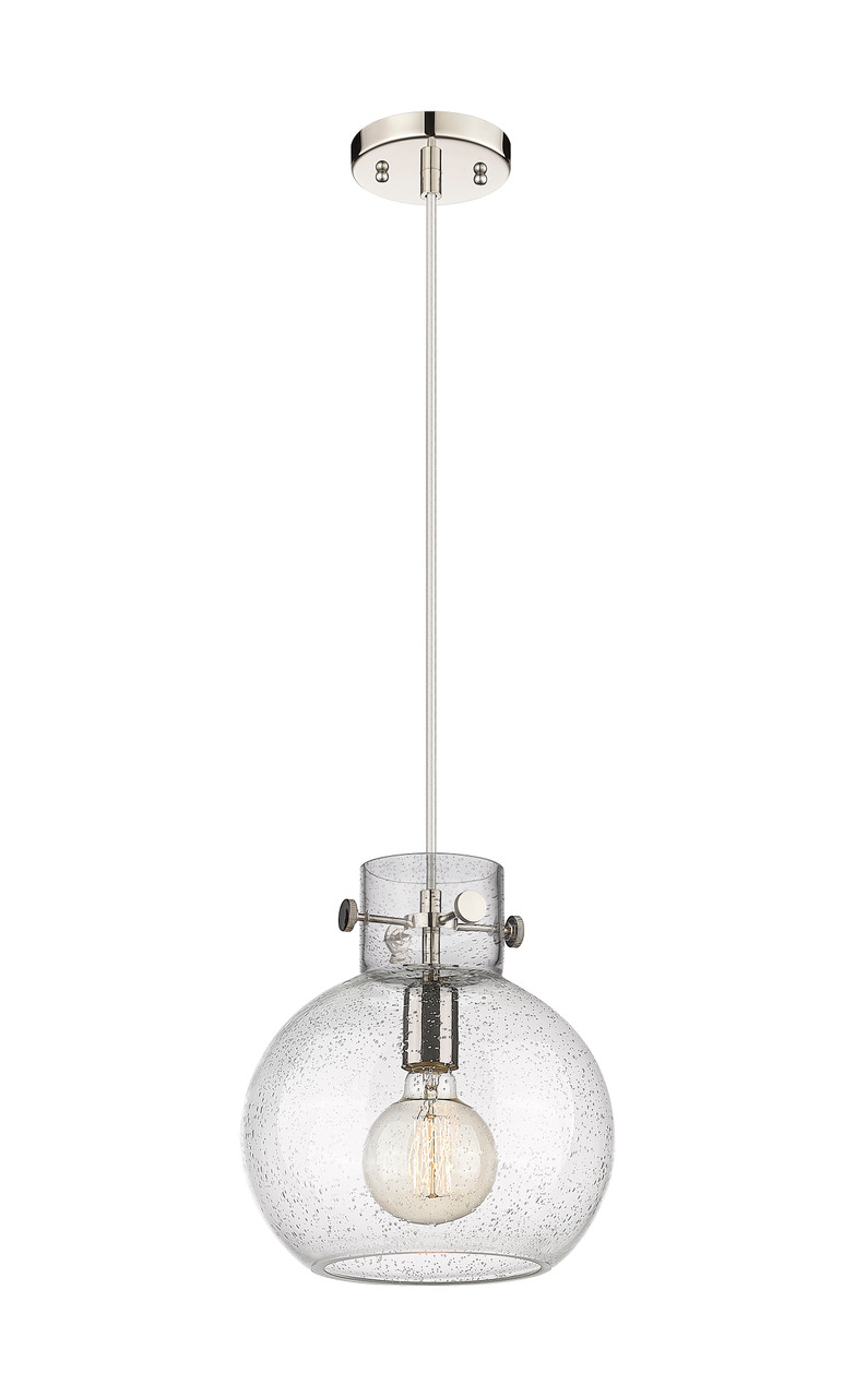 INNOVATIONS 410-1PM-PN-G410-10SDY Newton Sphere 1 10 inch Mini Pendant Polished Nickel