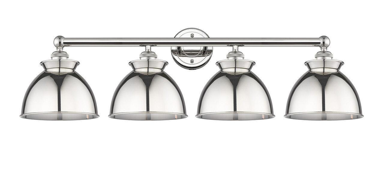 INNOVATIONS 616-4W-PN-M14-PN Adirondack 4 38 inch Bath Vanity Light Polished Nickel