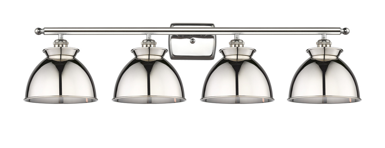INNOVATIONS 516-4W-PN-M14-PN Adirondack 4 38 inch Bath Vanity Light Polished Nickel