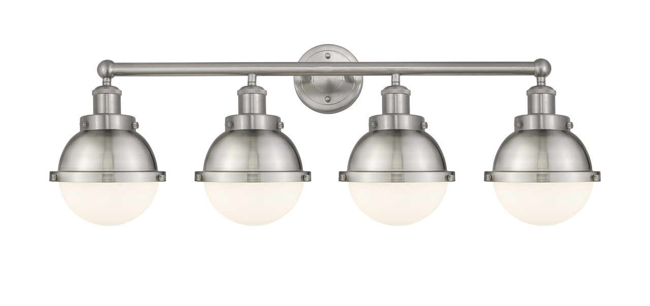 INNOVATIONS 616-4W-SN-HFS-61-SN Hampden 4 Light 45.925 inch Bath Vanity Light Brushed Satin Nickel
