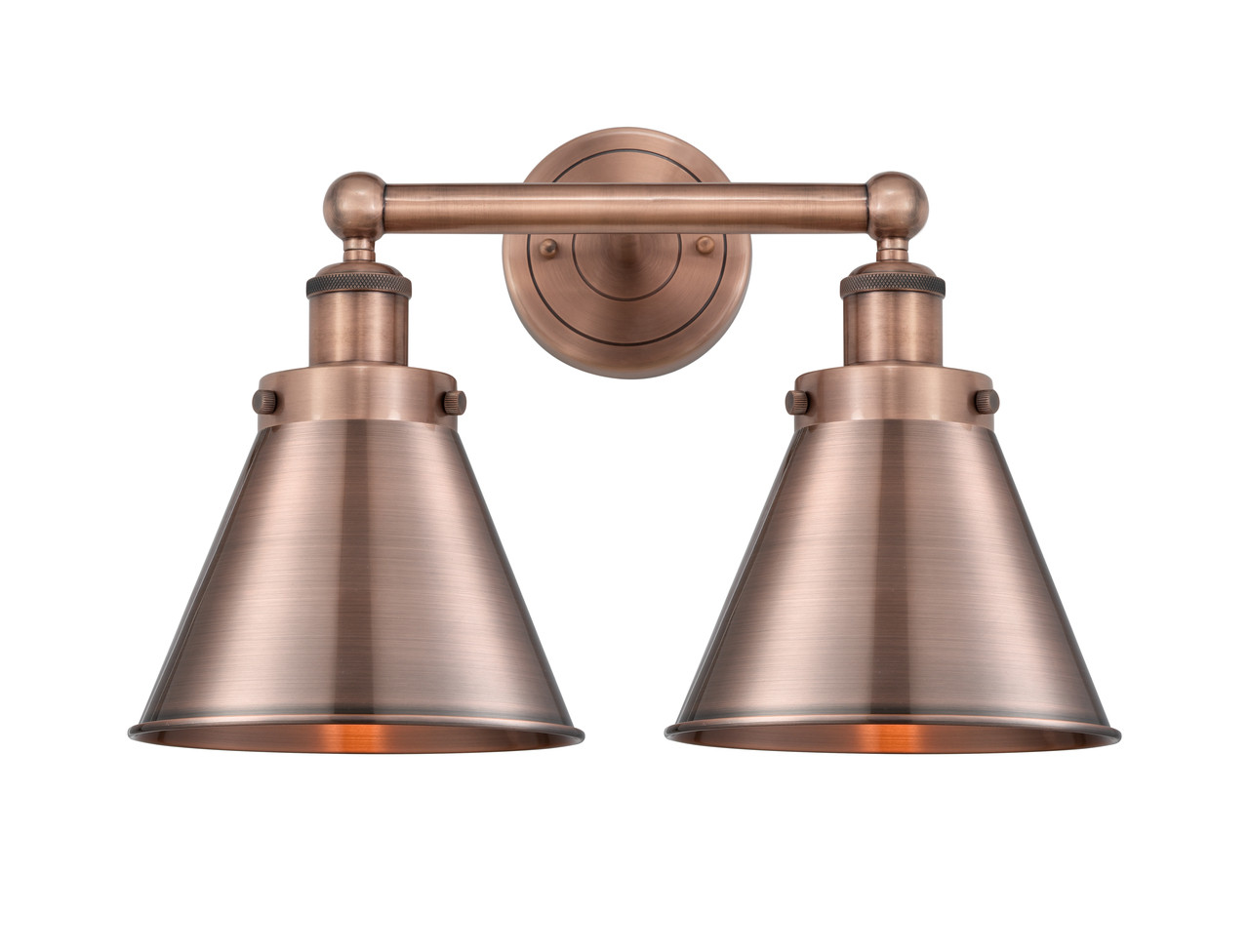 INNOVATIONS 616-2W-AC-M13-AC Appalachian 2 17 inch Bath Vanity Light Antique Copper