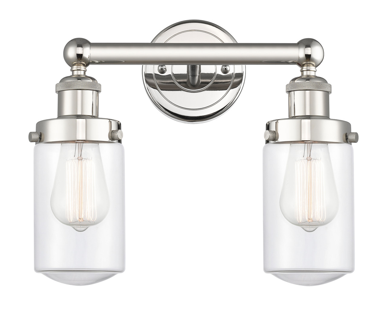 INNOVATIONS 616-2W-PN-G312 Dover 2 15.5 inch Bath Vanity Light Polished Nickel
