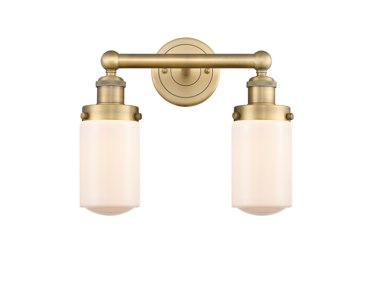 INNOVATIONS 616-2W-BB-G311 Dover 2 15.5 inch Bath Vanity Light Brushed Brass