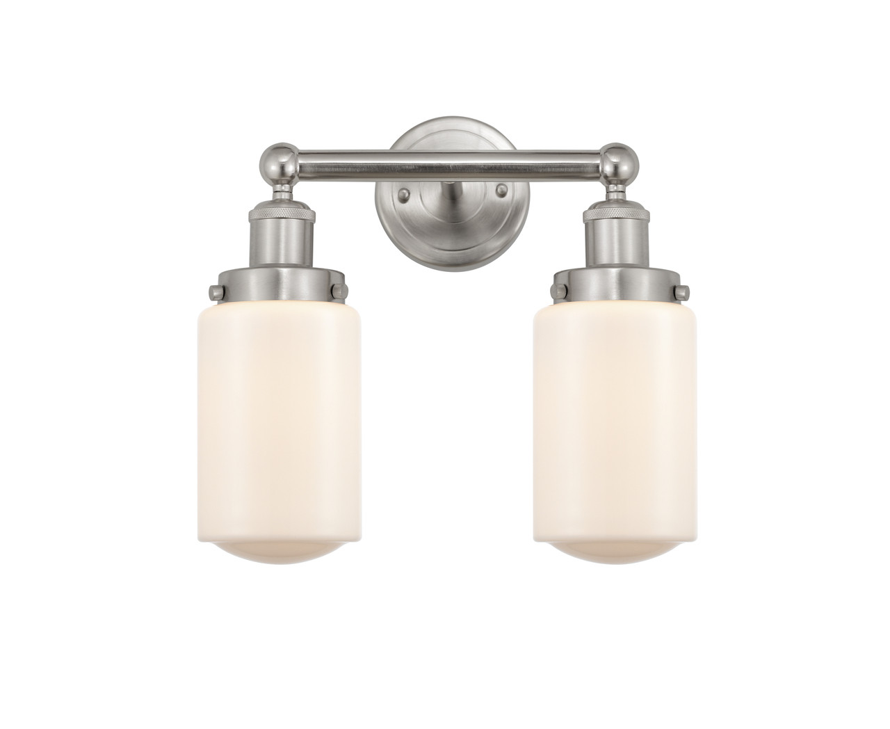 INNOVATIONS 616-2W-SN-G311 Dover 2 Light 15.5 inch Bath Vanity Light Brushed Satin Nickel