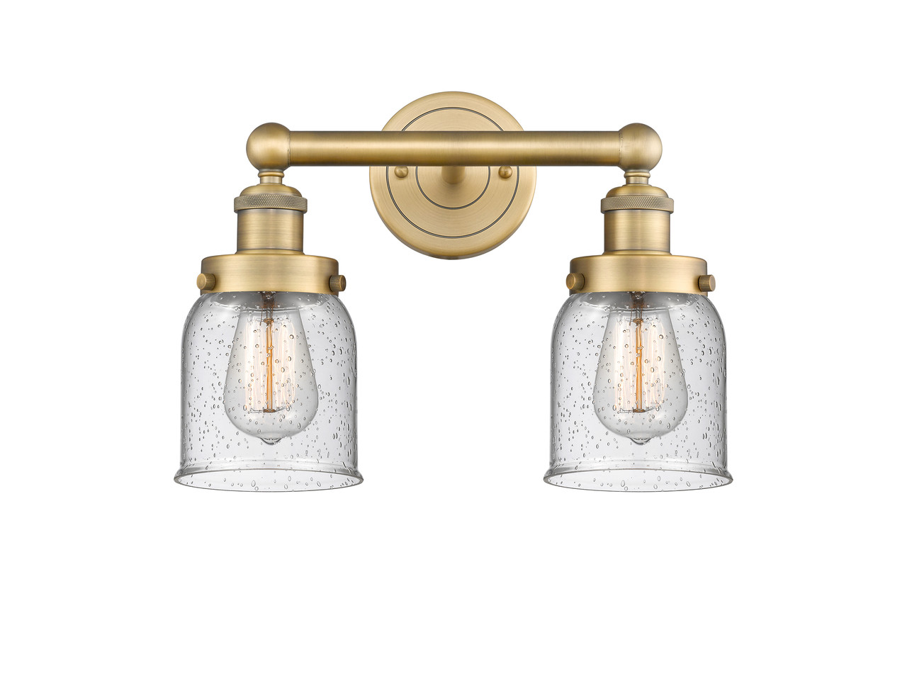 INNOVATIONS 616-2W-BB-G54 Bell 2 15.5 inch Bath Vanity Light Brushed Brass