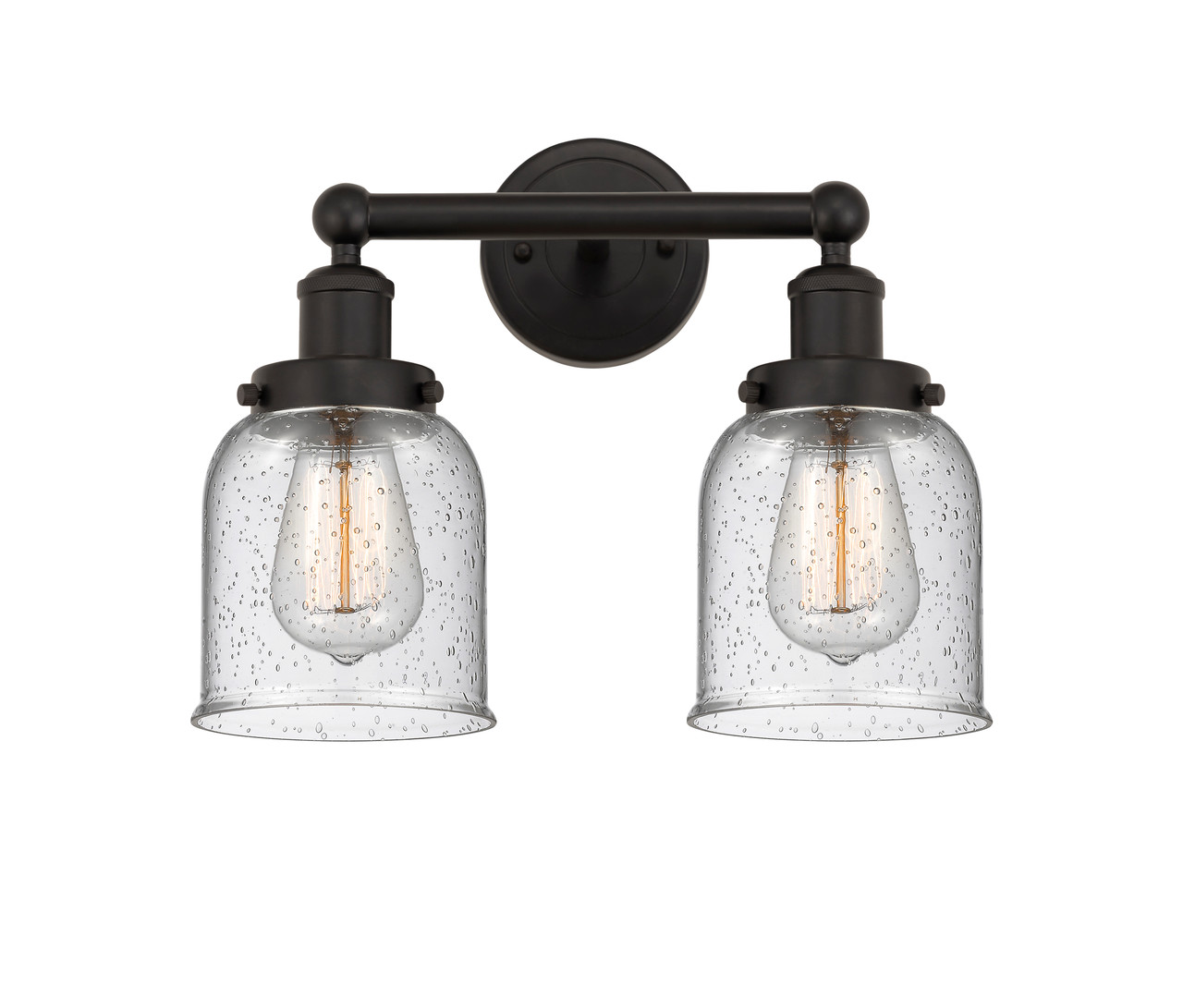 INNOVATIONS 616-2W-OB-G54 Bell 2 Light 15.5 inch Bath Vanity Light Oil Rubbed Bronze