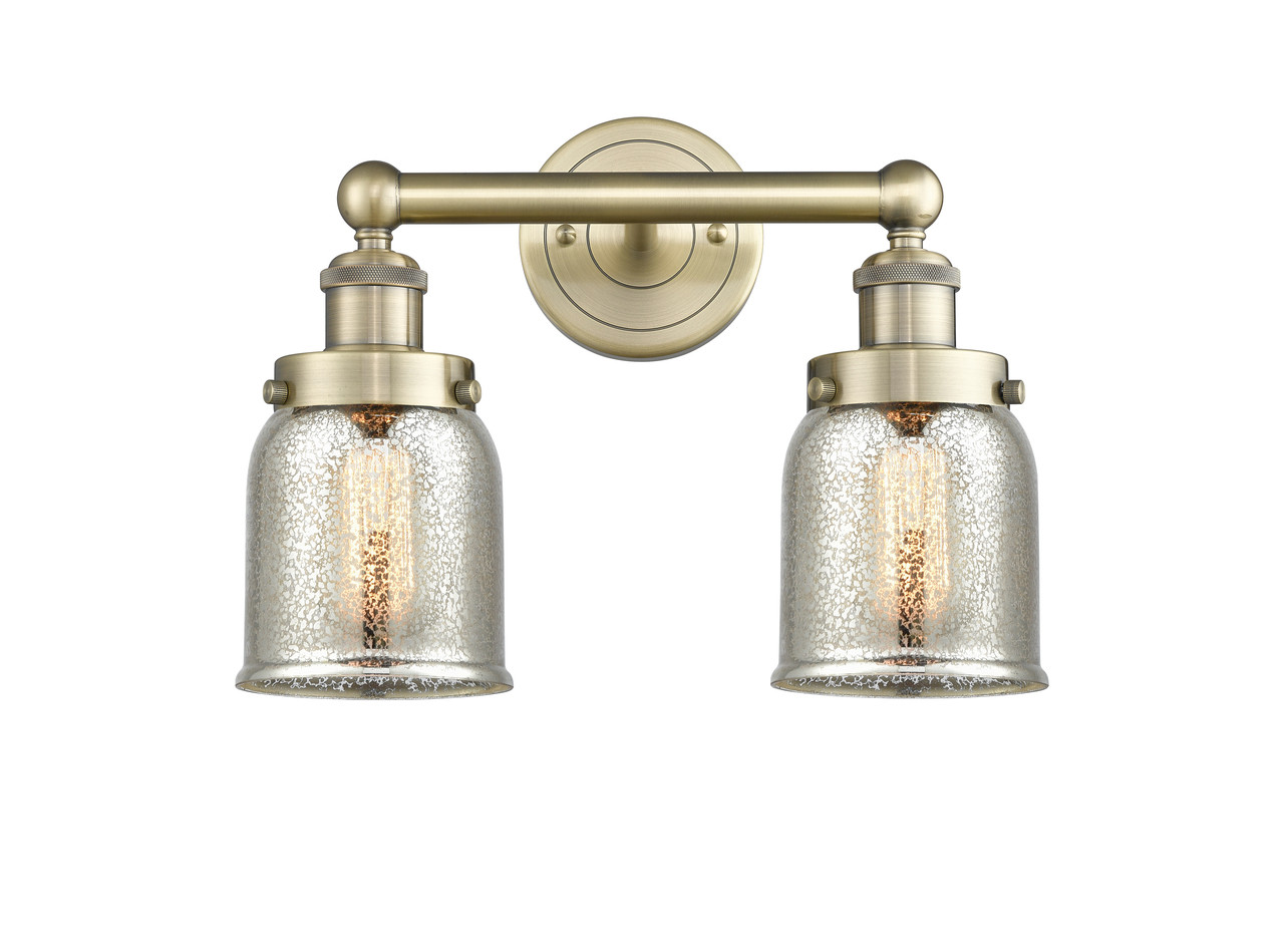 INNOVATIONS 616-2W-AB-G58 Bell 2 15.5 inch Bath Vanity Light Antique Brass