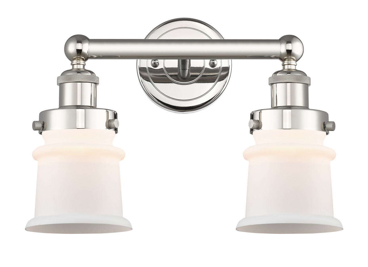 INNOVATIONS 616-2W-PN-G181S Canton 2 14.25 inch Bath Vanity Light Polished Nickel