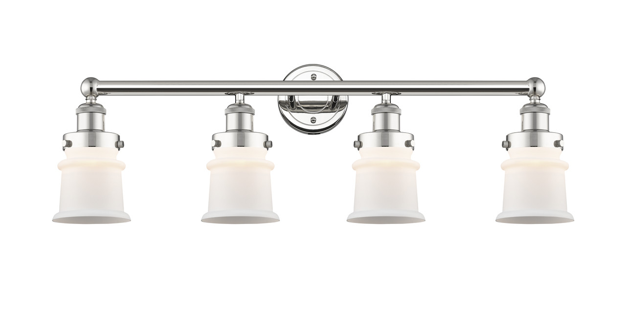 INNOVATIONS 616-4W-PN-G181S Canton 4 32.25 inch Bath Vanity Light Polished Nickel
