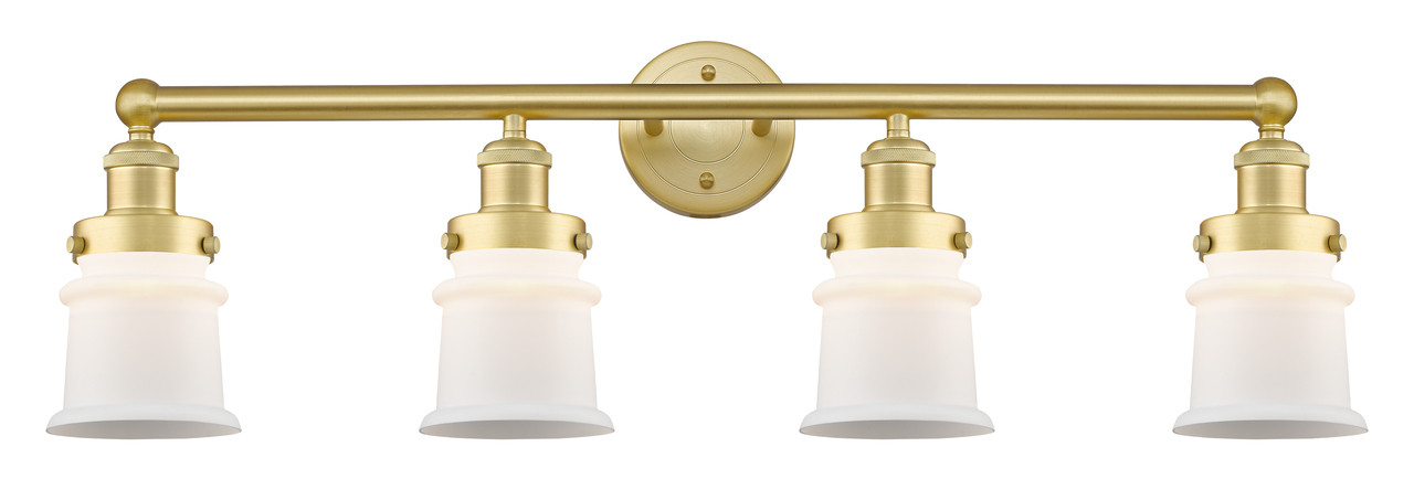 INNOVATIONS 616-4W-SG-G181S Canton 4 32.25 inch Bath Vanity Light Satin Gold