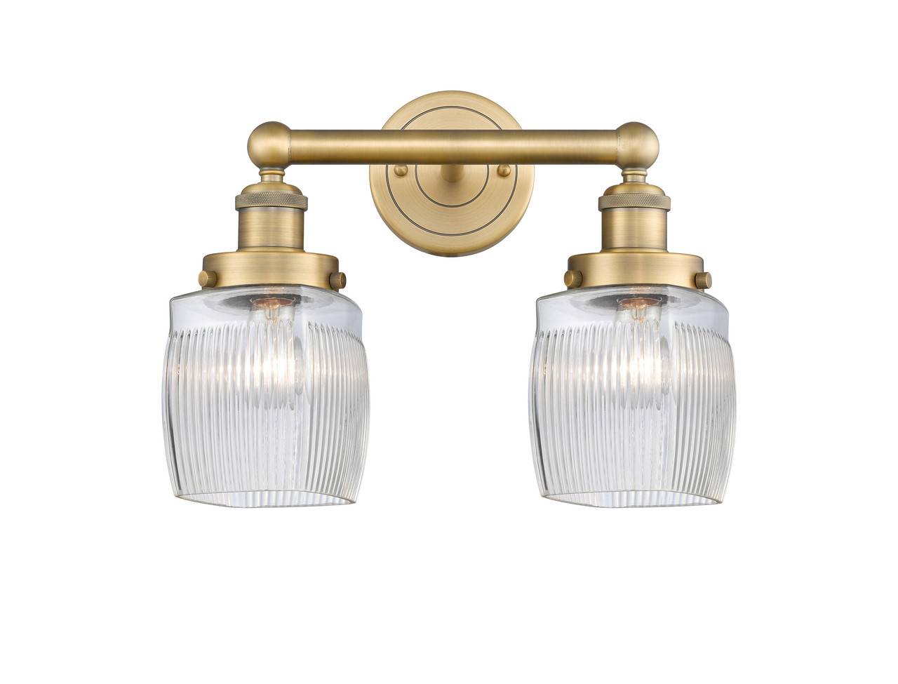 INNOVATIONS 616-2W-BB-G302 Colton 2 15 inch Bath Vanity Light Brushed Brass