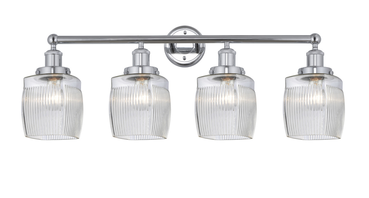 INNOVATIONS 616-4W-PC-G302 Colton 4 Light 33 inch Bath Vanity Light Polished Chrome