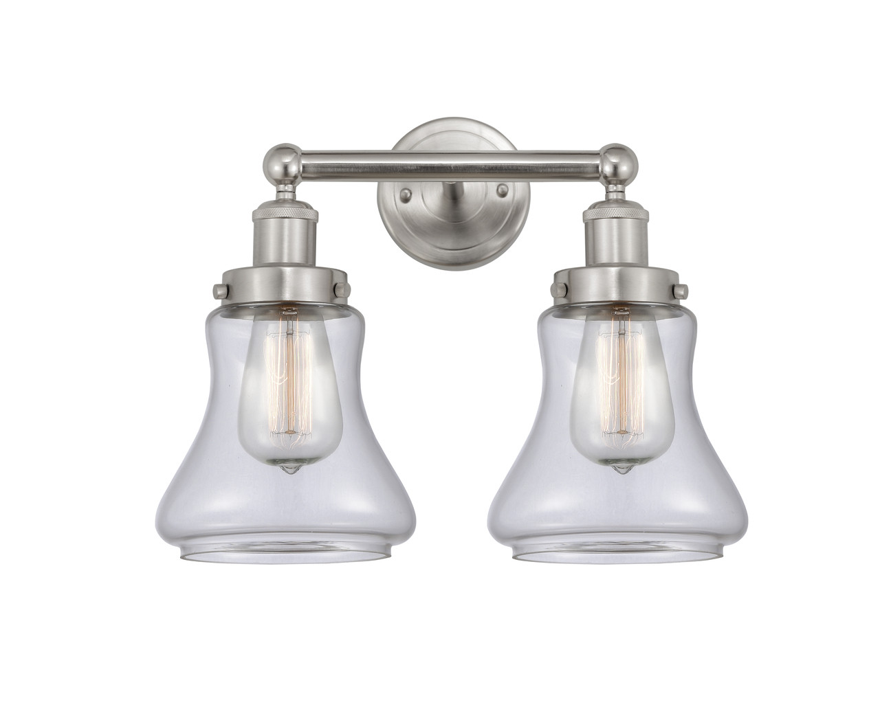 INNOVATIONS 616-2W-SN-G192 Bellmont 2 Light 15.5 inch Bath Vanity Light Brushed Satin Nickel