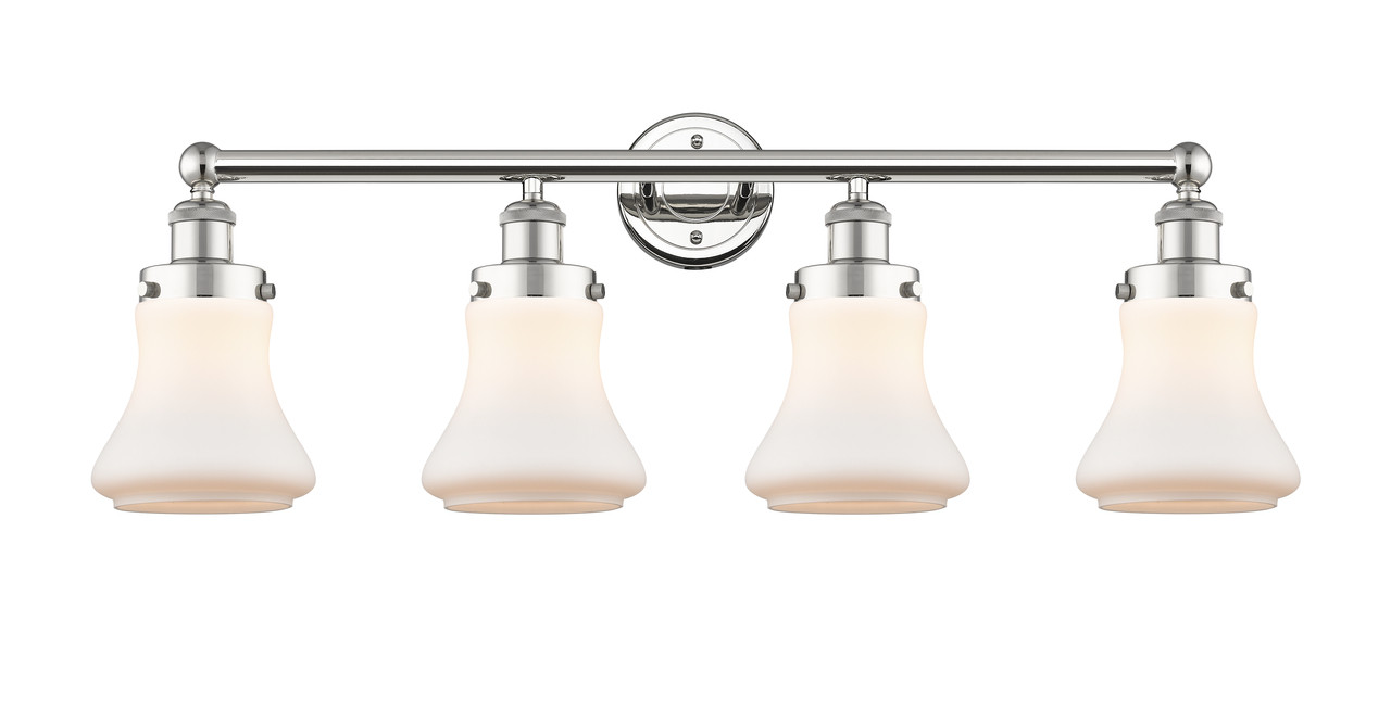 INNOVATIONS 616-4W-PN-G191 Bellmont 4 33.5 inch Bath Vanity Light Polished Nickel