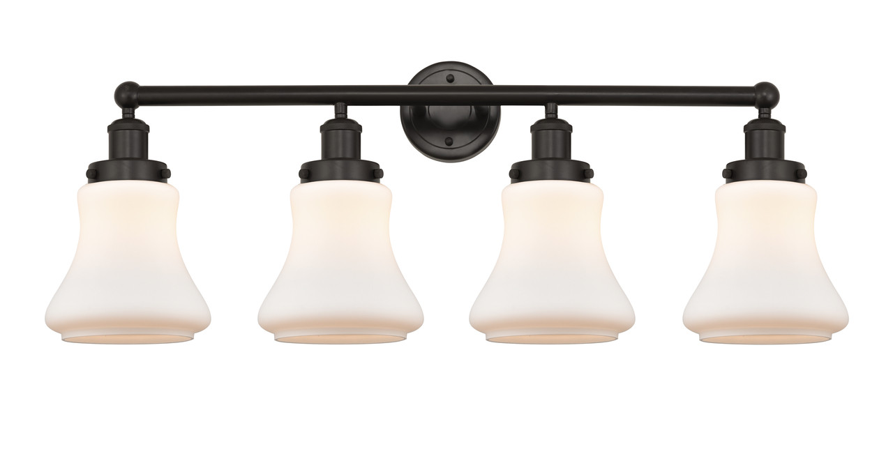 INNOVATIONS 616-4W-OB-G191 Bellmont 4 Light 33.5 inch Bath Vanity Light Oil Rubbed Bronze