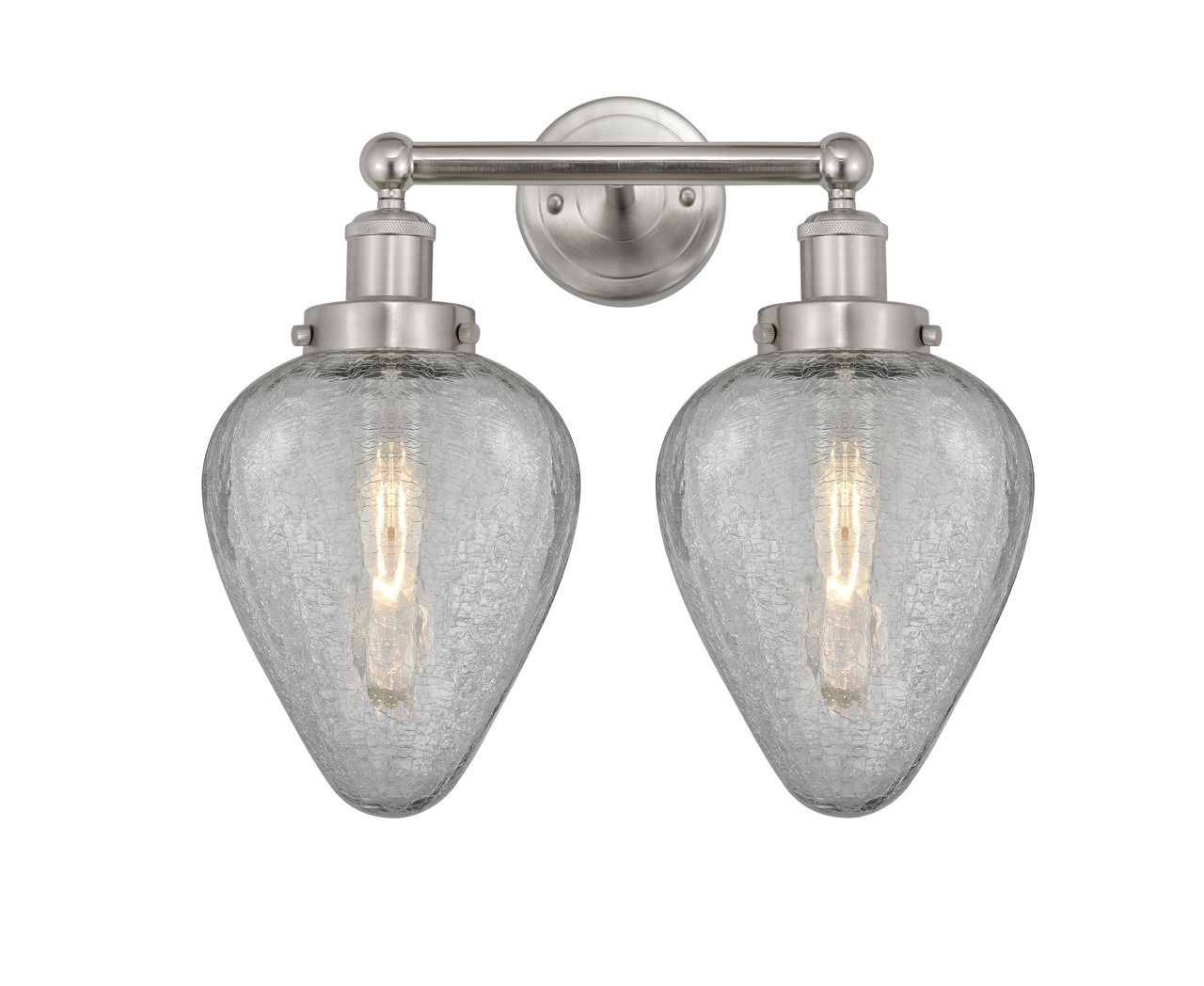 INNOVATIONS 616-2W-SN-G165 Geneseo 2 Light 15 inch Bath Vanity Light Brushed Satin Nickel