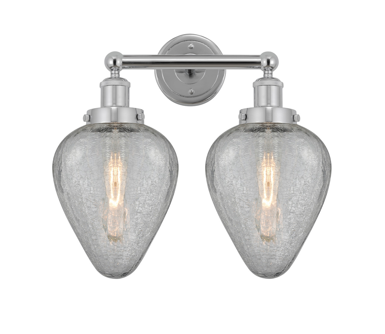 INNOVATIONS 616-2W-PC-G165 Geneseo 2 Light 15 inch Bath Vanity Light Polished Chrome