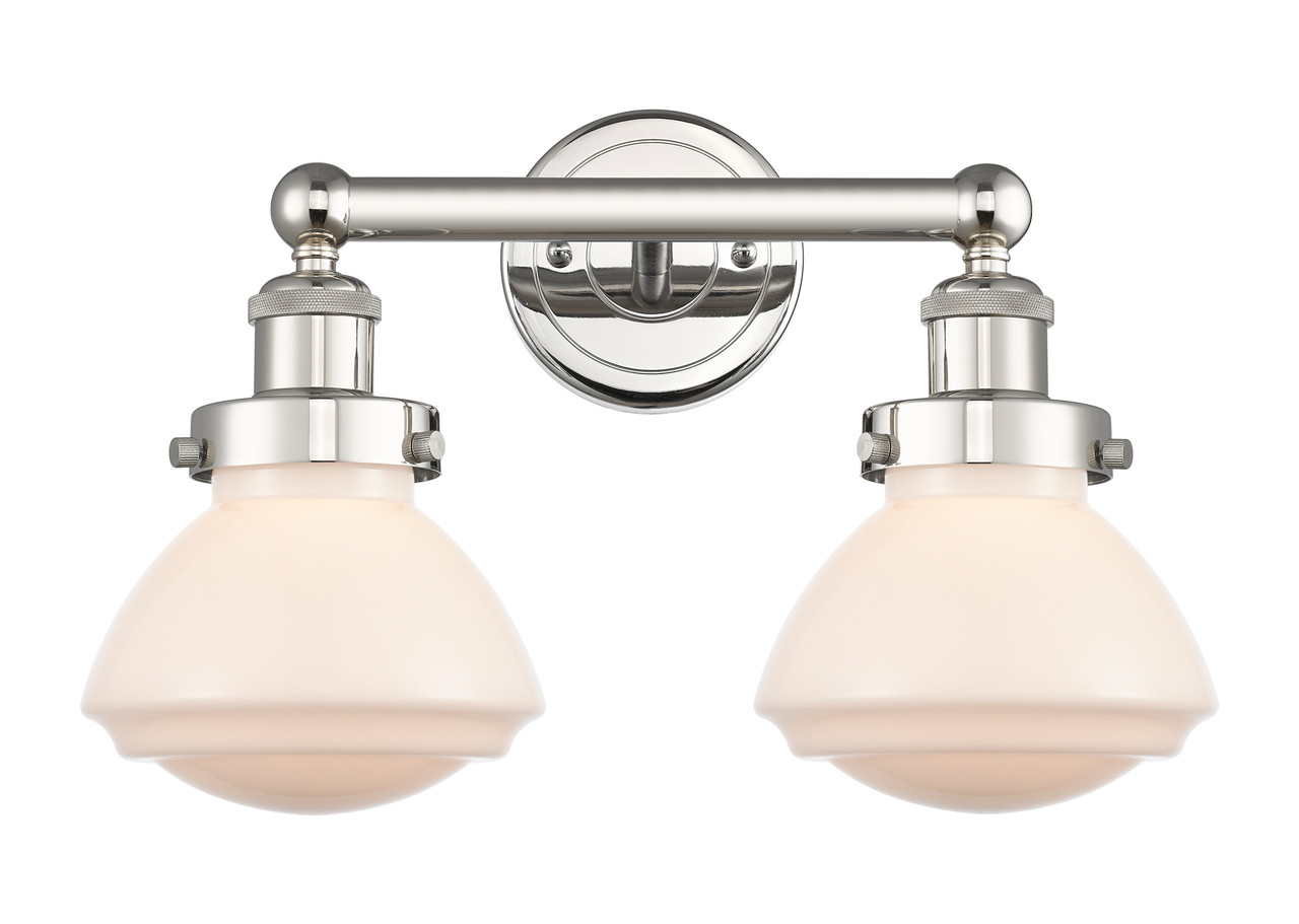 INNOVATIONS 616-2W-PN-G321 Olean 2 15.5 inch Bath Vanity Light Polished Nickel