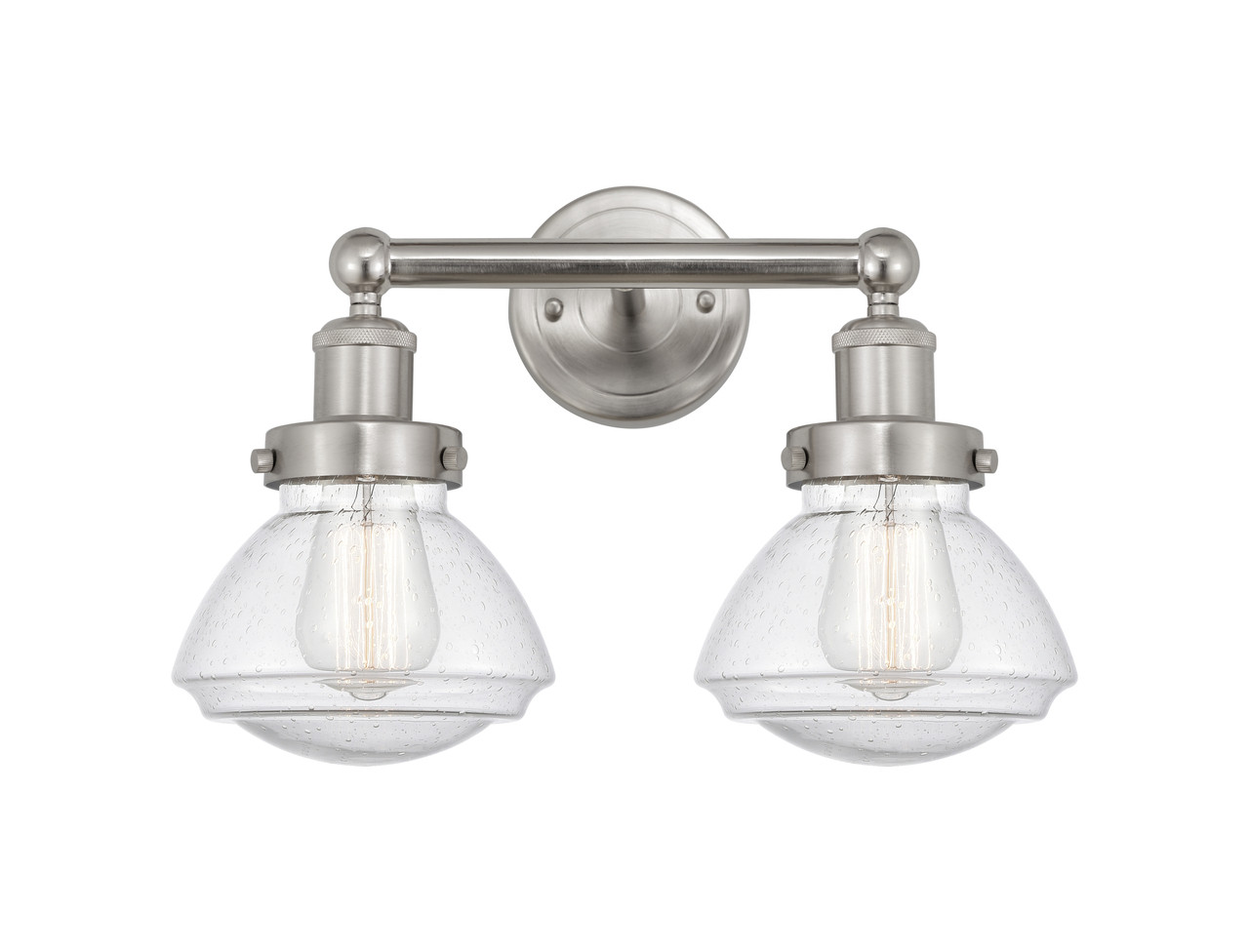 INNOVATIONS 616-2W-SN-G324 Olean 2 Light 15.5 inch Bath Vanity Light Brushed Satin Nickel