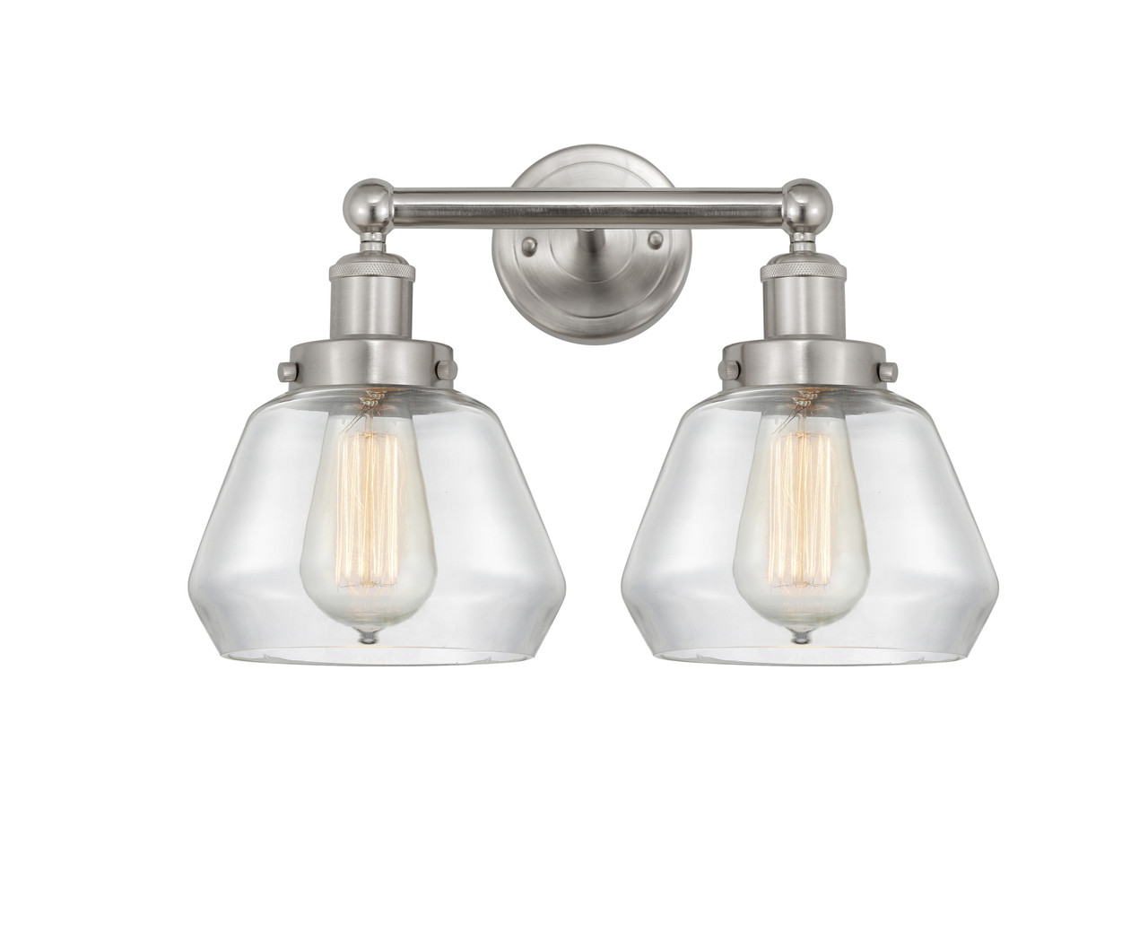 INNOVATIONS 616-2W-SN-G172 Fulton 2 Light 15.5 inch Bath Vanity Light Brushed Satin Nickel