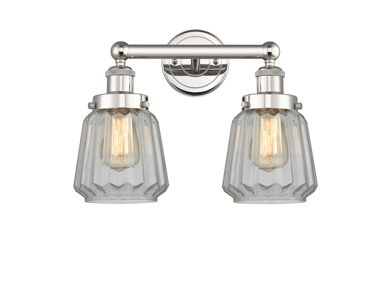 INNOVATIONS 616-2W-PN-G142 Chatham 2 15.5 inch Bath Vanity Light Polished Nickel