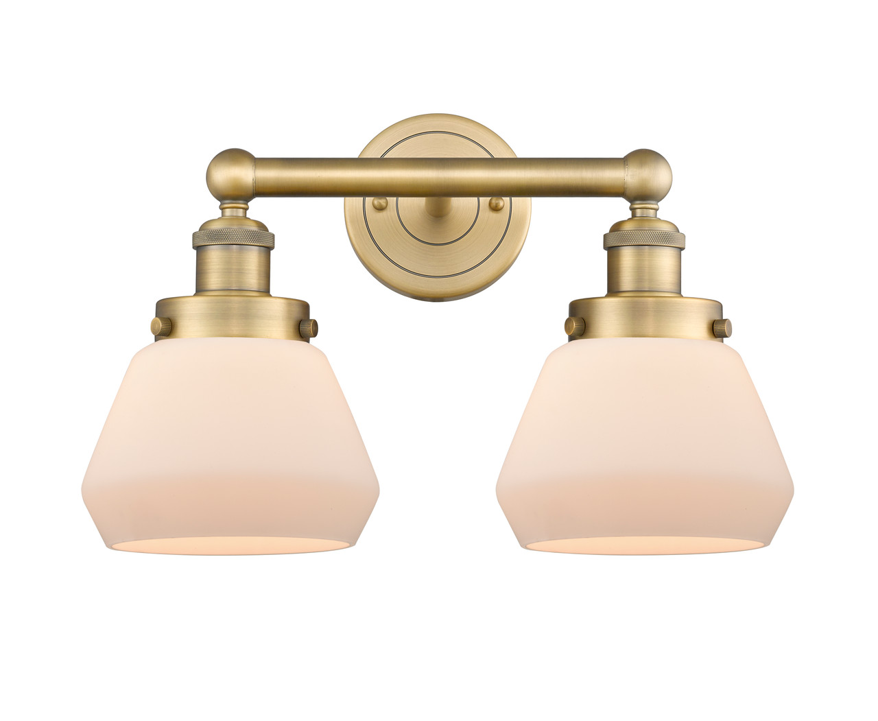 INNOVATIONS 616-2W-BB-G171 Fulton 2 15.5 inch Bath Vanity Light Brushed Brass