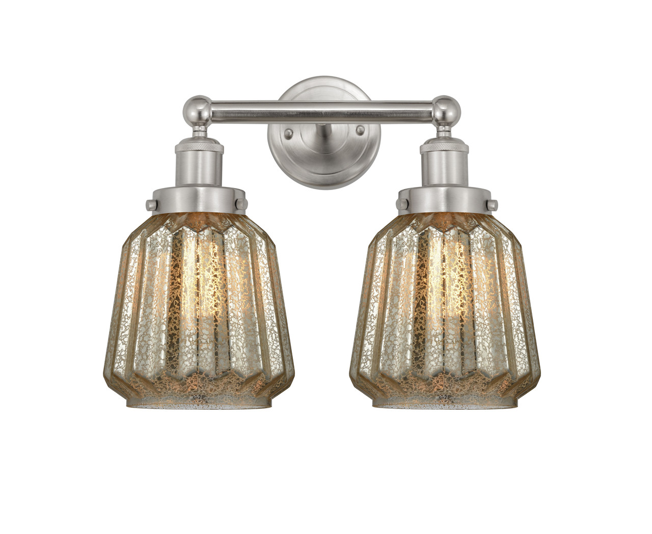 INNOVATIONS 616-2W-SN-G146 Chatham 2 Light 15.5 inch Bath Vanity Light Brushed Satin Nickel