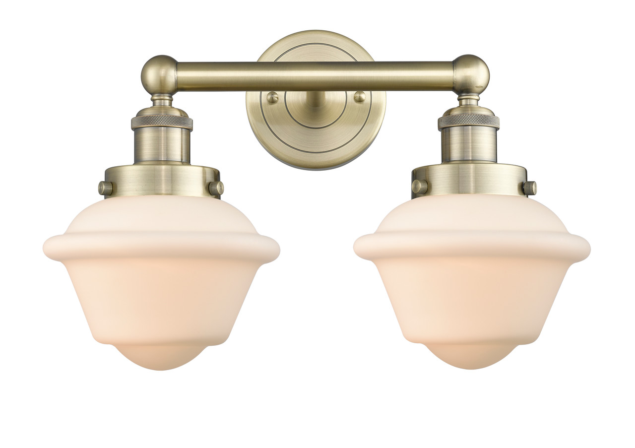 INNOVATIONS 616-2W-AB-G531 Oxford 2 15.5 inch Bath Vanity Light Antique Brass