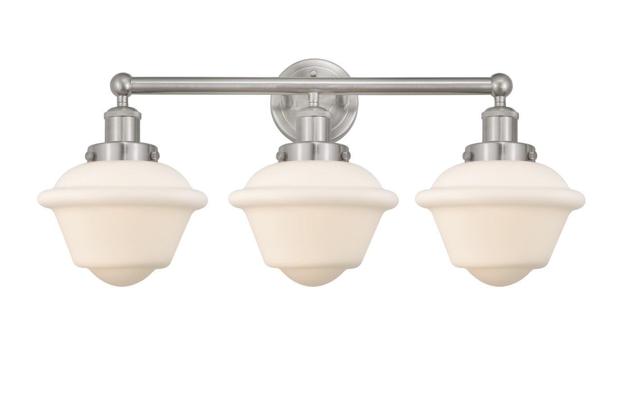 INNOVATIONS 616-3W-SN-G531 Oxford 3 Light 24.5 inch Bath Vanity Light Brushed Satin Nickel