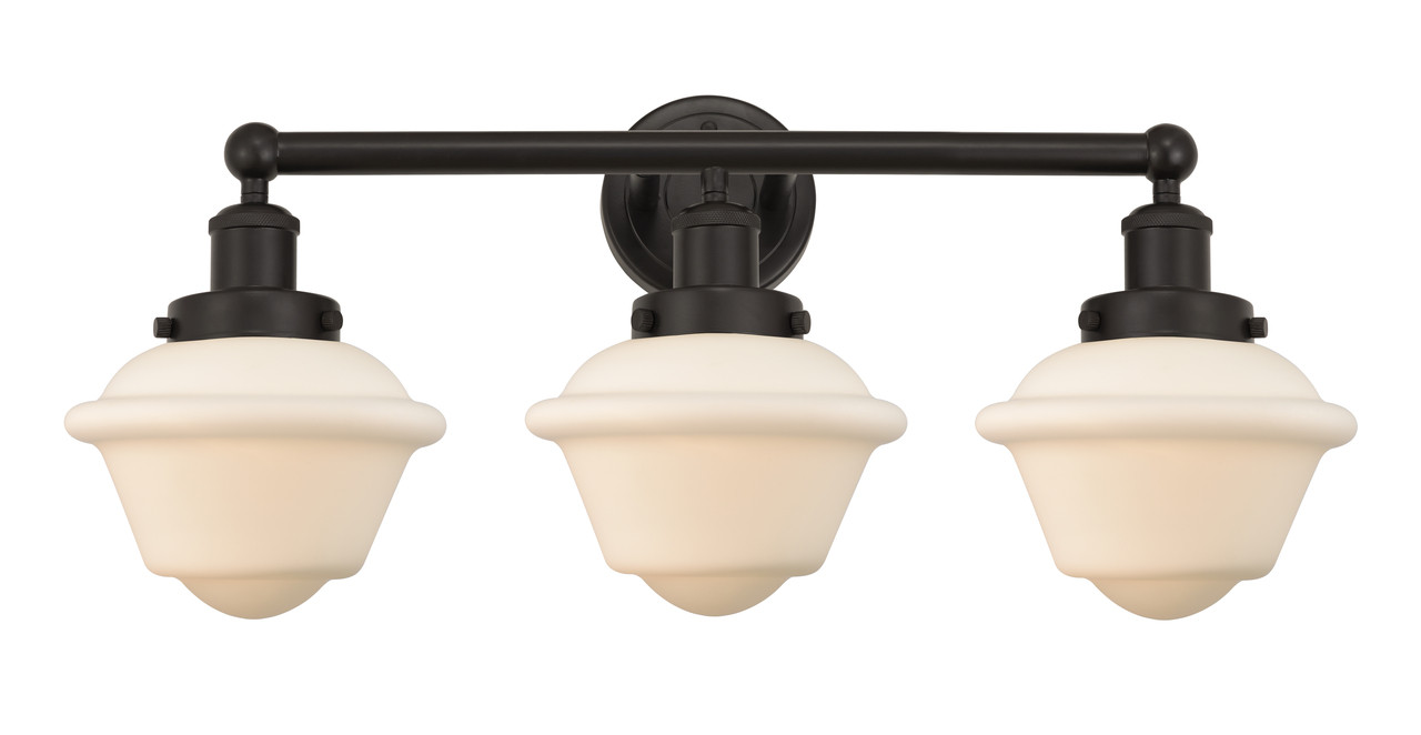 INNOVATIONS 616-3W-OB-G531 Oxford 3 Light 24.5 inch Bath Vanity Light Oil Rubbed Bronze