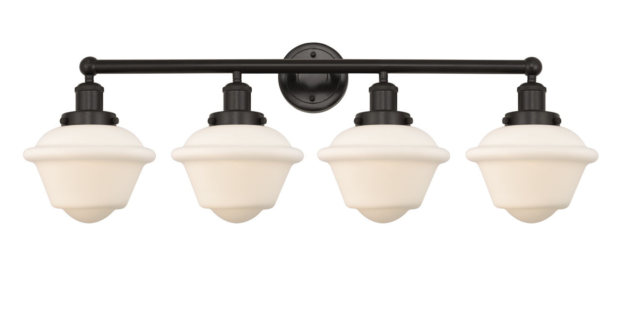 INNOVATIONS 616-4W-OB-G531 Oxford 4 Light 33.5 inch Bath Vanity Light Oil Rubbed Bronze
