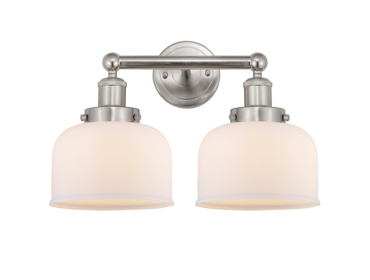 INNOVATIONS 616-2W-SN-G71 Bell 2 Light 15.5 inch Bath Vanity Light Brushed Satin Nickel