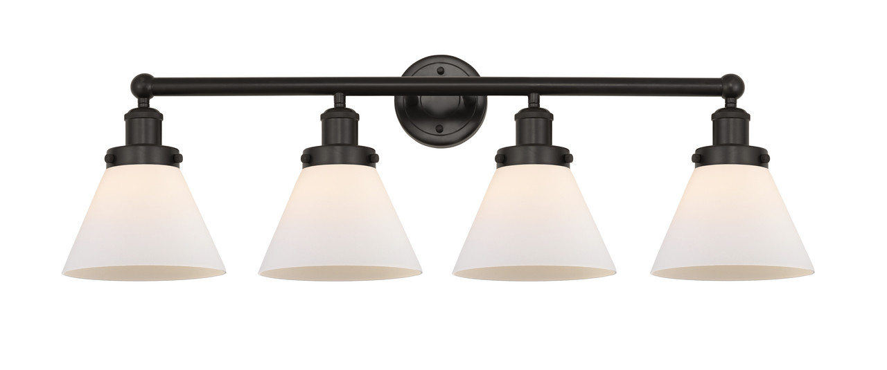 INNOVATIONS 616-4W-OB-G41 Cone 4 Light 34.75 inch Bath Vanity Light Oil Rubbed Bronze