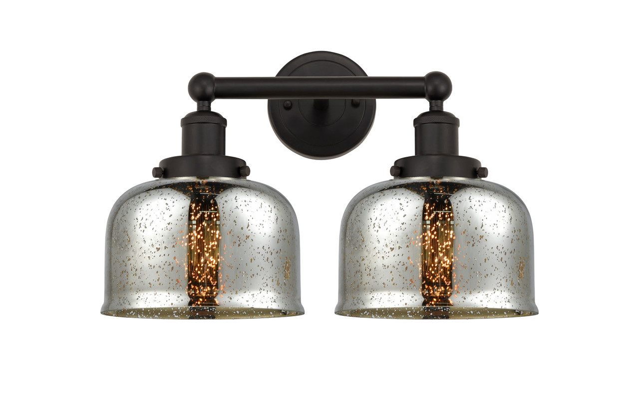 INNOVATIONS 616-2W-OB-G78 Bell 2 Light 15.5 inch Bath Vanity Light Oil Rubbed Bronze