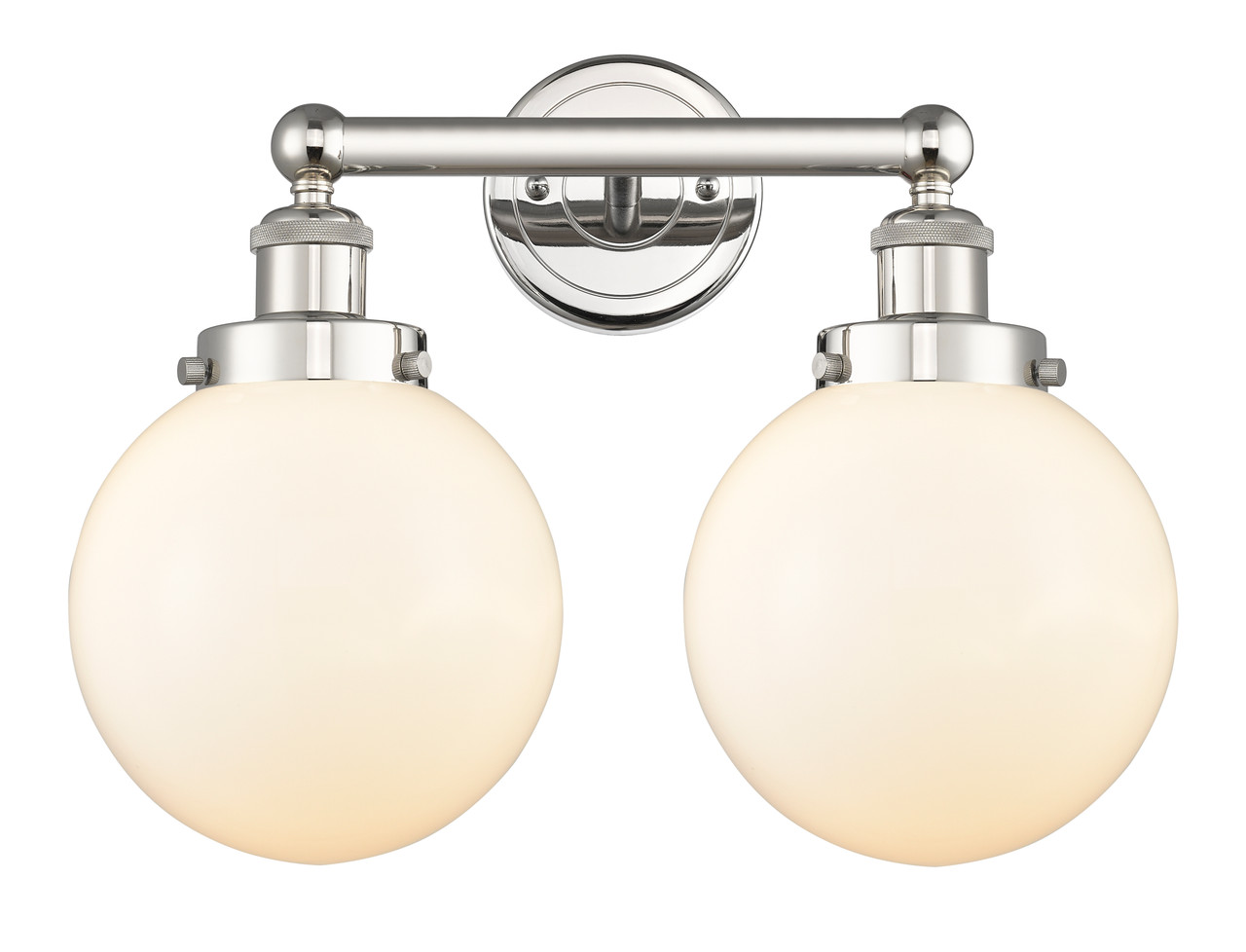 INNOVATIONS 616-2W-PN-G201-8 Beacon 2 15.5 inch Bath Vanity Light Polished Nickel