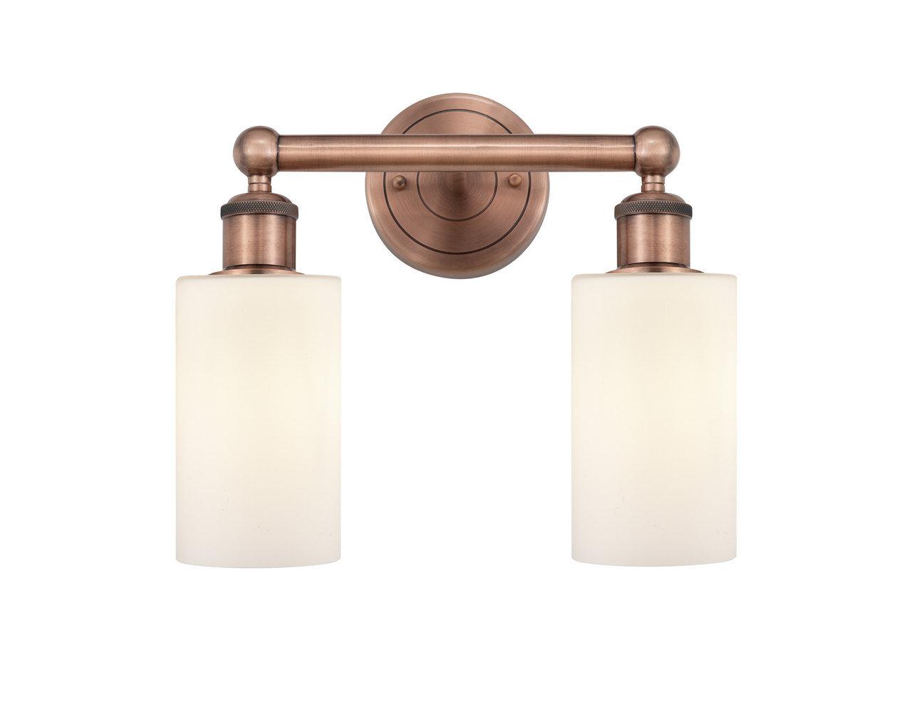 INNOVATIONS 616-2W-AC-G801 Clymer 2 12.875 inch Bath Vanity Light Antique Copper