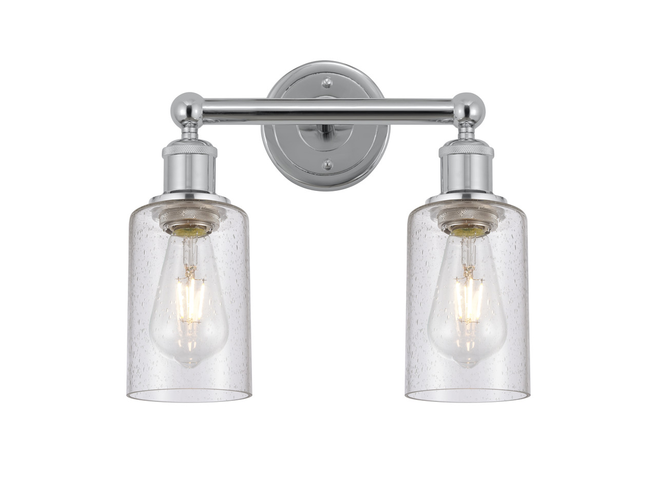 INNOVATIONS 616-2W-PC-G804 Clymer 2 12.875 inch Bath Vanity Light Polished Chrome