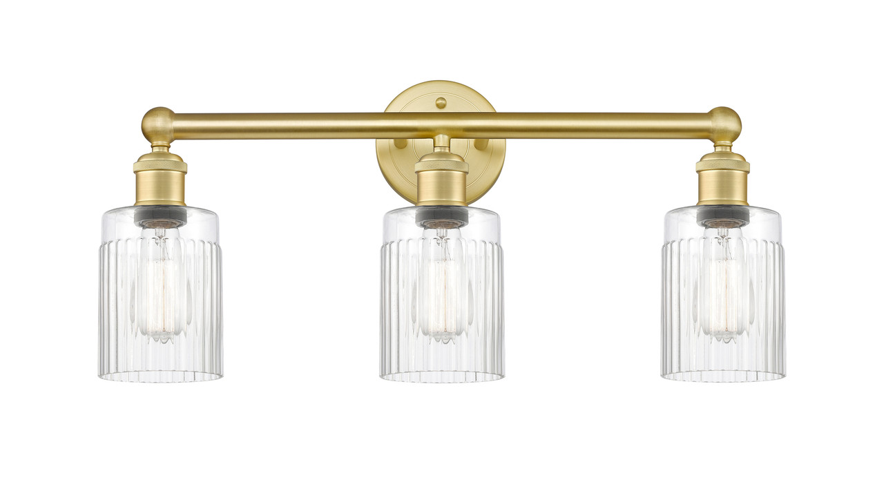 INNOVATIONS 616-3W-SG-G342 Hadley 3 22.5 inch Bath Vanity Light Satin Gold