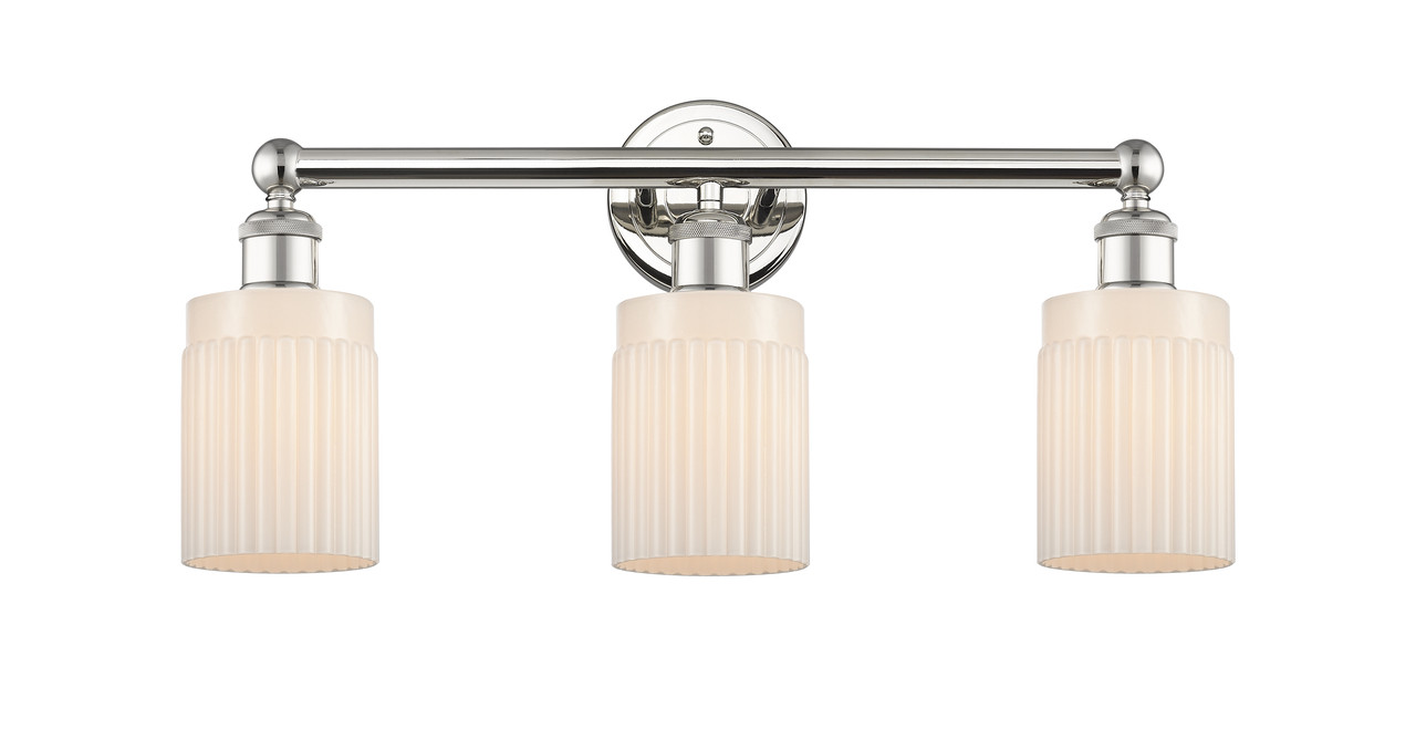 INNOVATIONS 616-3W-PN-G341 Hadley 3 22.5 inch Bath Vanity Light Polished Nickel