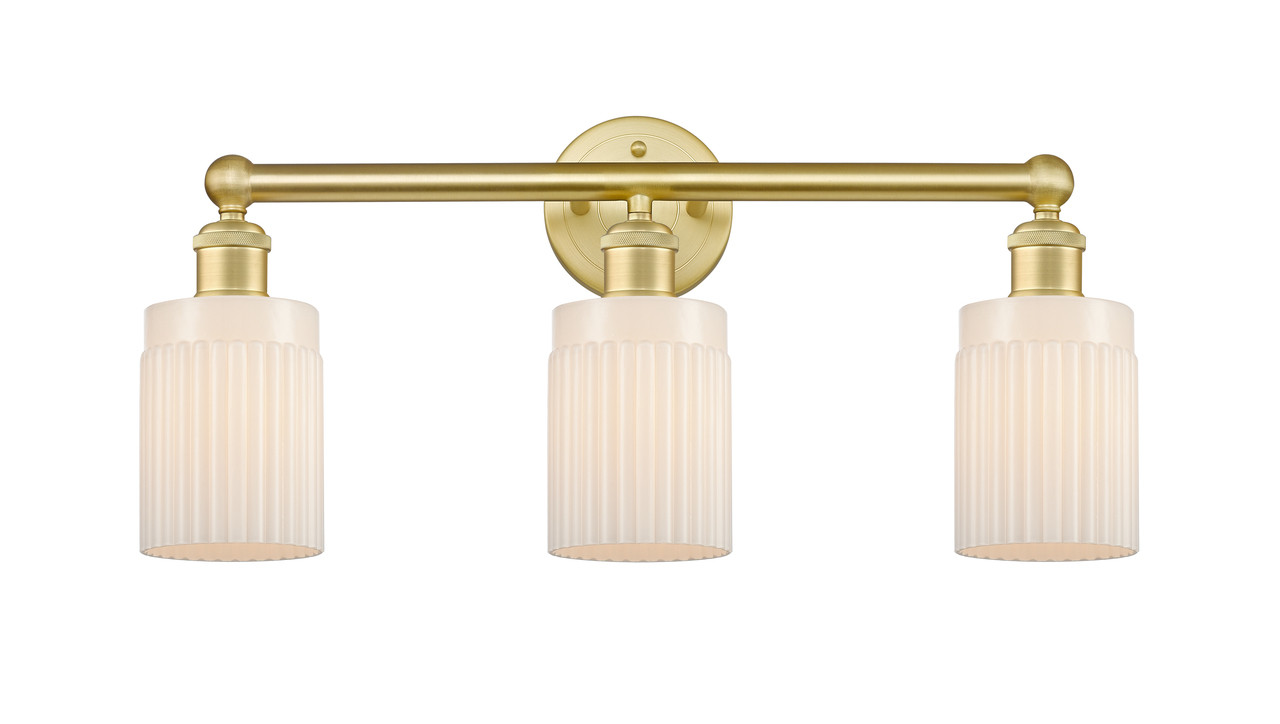 INNOVATIONS 616-3W-SG-G341 Hadley 3 22.5 inch Bath Vanity Light Satin Gold